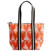 caroline-gardner-linked-hearts-overnight-bag---pinkorange-35903989
