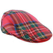 locharron-of-scotland-barnton-stewart-royal-modern-tartan-flat-cap---redgreen-34460120