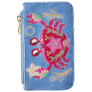 powder-seafaring-crab-velvet-card-holder---cornflower-blue-34449161