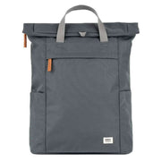 roka-finchley-a-large-recycled-canvas-backpack---faded-black-34462609