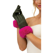 powder-bettina-gloves---olive-greenmagenta-pink-34477951