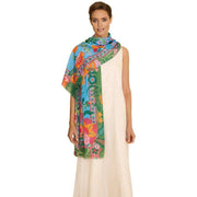 powder-folky-floral-cotton-scarf---cornflower-blueorangegreen-34449298