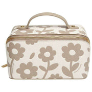 Alice Wheeler London Mini valise à motif floral - Beige pierre