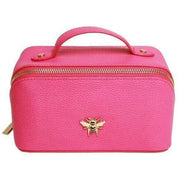 Alice Wheeler London Mini Luxury Train Case - Hot Pink