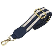 Alice Wheeler London Sangle de sac tissée rayée - Marine/Blanc