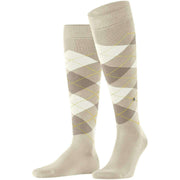 Burlington Manchester Knee High Socks - Gravel Beige