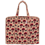 Sac cabas en velours Elie Beaumont Serendipity - Café Geo Tulip Brown