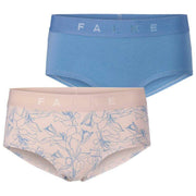 Falke Daily Comfort Print 2-Pack Hipster Brief - Beige/Bleu