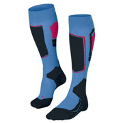 Falke SK4 Advanced Skiing Knee-High Socks - Morning Sky Blue