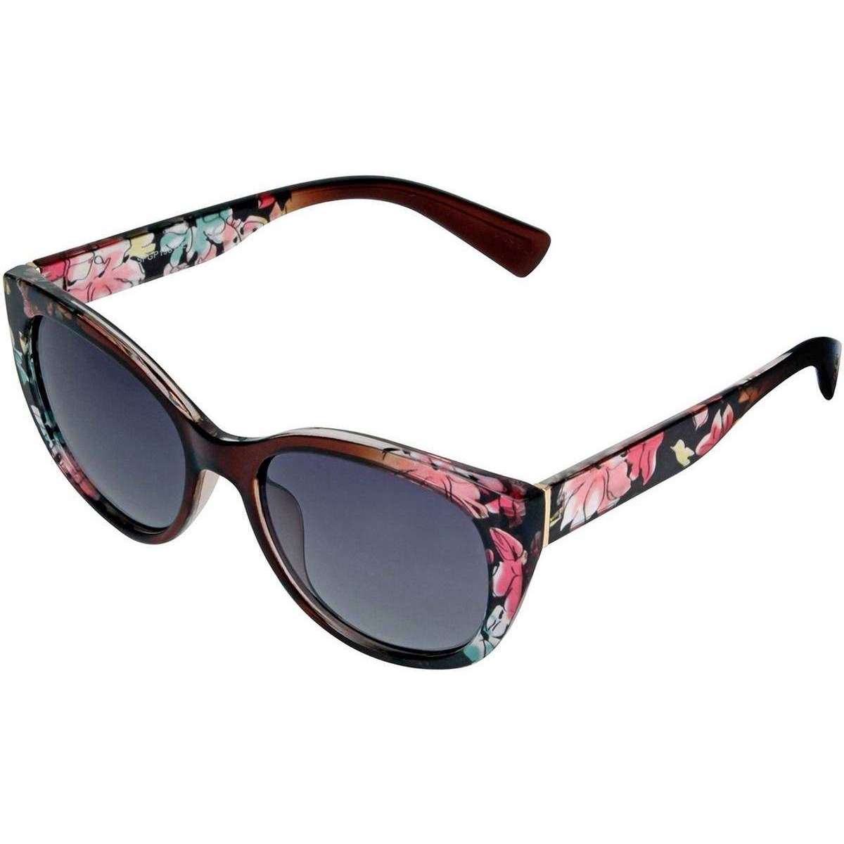 Foster Grant Brown/Pink/Blue Womens Aisha Polarised Small Oval