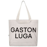 Gaston Luga Sac fourre-tout en toile - Crème Nuage