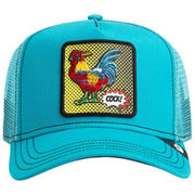 Goorin Bros Pop Art Rooster Trucker Hat - Blue/Yellow