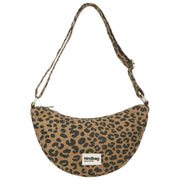 Hindbag Andrea Half Moon Bag - Léopard Cannelle Marron