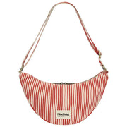 Hindbag Andrea Half Moon Bag - Red Stripes