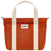Hindbag Louise Square Crossbody Bag - Velvet Brick Orange