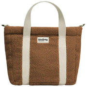 Sac à bandoulière Hindbag Louise Square Teddy - Marron