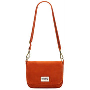 Sac à Bandoulière Hindbag Margault - Velours Orange Brique