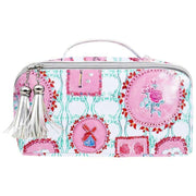 Trousse à cosmétiques Jessica Russell Flint Hamptons - Rose/Bleu/Blanc