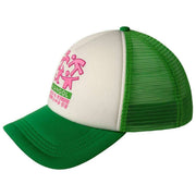 Kangol Unity Puff Print Trucker Hat - Retro Green