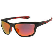 O'Neill High Wrap Sports Performance Sunglasses - Black/Red