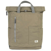 Roka Camden P Medium Recycled Nylon Backpack - Taupe Green