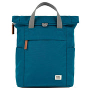 Roka Finchley A Small Recycled Canvas Backpack - Sapphire Blue
