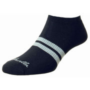 Pantherella Sprint Egyptian Cotton Sports Trainer Socks - Black