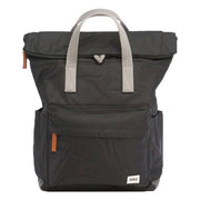 Roka Canfield B Medium Sustainable Nylon Backpack - Black