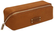 Alice Wheeler London Kensington Petite valise de train en daim - Fudge Tan