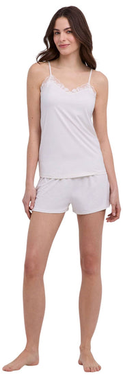 Falke Delicate Touch Chemise Top - Ivoire