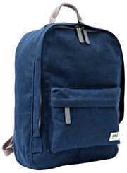Petit sac à dos en toile de coton Roka Hampton - Bleu amiral