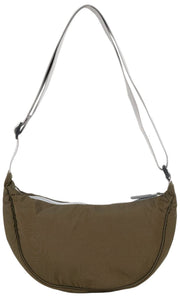 Sac à bandoulière Roka Farringdon Taslon - Marron mousse