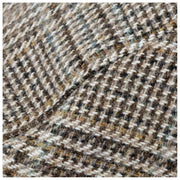 Casquette Plate Dents Stanwick Tweed - Marron