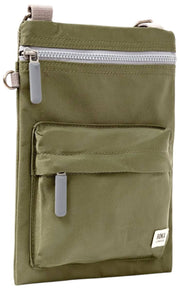 Roka Chelsea B Medium Recycled Nylon Crossbody Bag - Chive Green