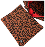 Roka Somerset Large Cotton Canvas Baby Bag - Scarlet Leopard Brown