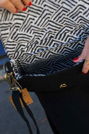 Hindbag Margault Quilted Shoulder Bag - Black