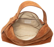 Elie Beaumont Suede Slouch Bag - Tan