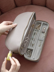 Stackers Cosmetic and Jewellery Bag - Taupe