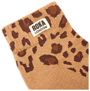 Roka Wembley Anke Socks - Savannah Leopard Sand Beige