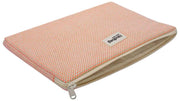 Hindbag Ava Small Weave 13inch Laptop Case - Coral Pink