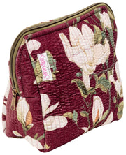 Trousse de toilette en velours Serendipity Elie Beaumont - Magnolia Bordeaux