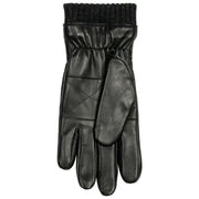 dents-skipton-knitted-cuff-stitch-detail-leather-gloves---black-34491074