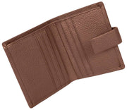 Dents Aire Bifold Card Holder Wallet - Chocolate Brown