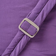 Roka Oxford Medium Taslon Shoulder Bag - Gothic Grape Purple