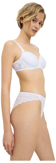 Triumph Amourette High Leg Tai Slip - Blanc