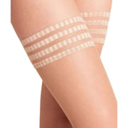 Falke Pure Matt 20 Denier Stay Up Stockings - Powder Tan