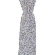 Michelsons of London Micro Floral Silk Tie - Lilac