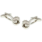 david-van-hagen-woven-knot-cufflinks---silver-34498390