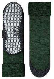 Falke Cosyshoe Slipper Socks - Green Mel