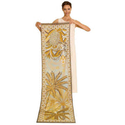 powder-patterned-palms-cotton-scarf---beigebrownyellow-34449290